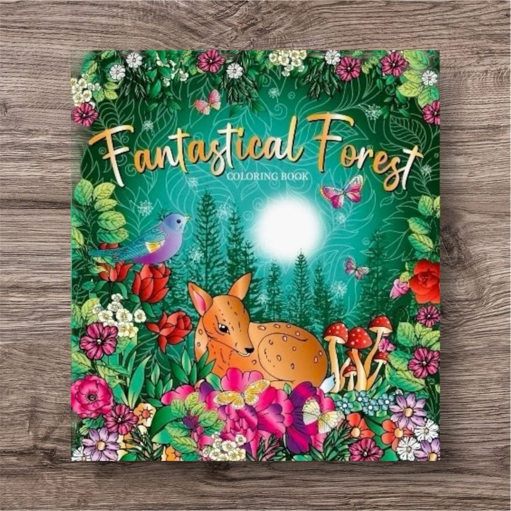 New Fantastical Forest Coloring Book